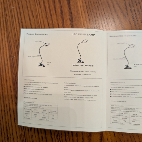 LED desk lamp for live streams - NEW - Picture 3 of 7